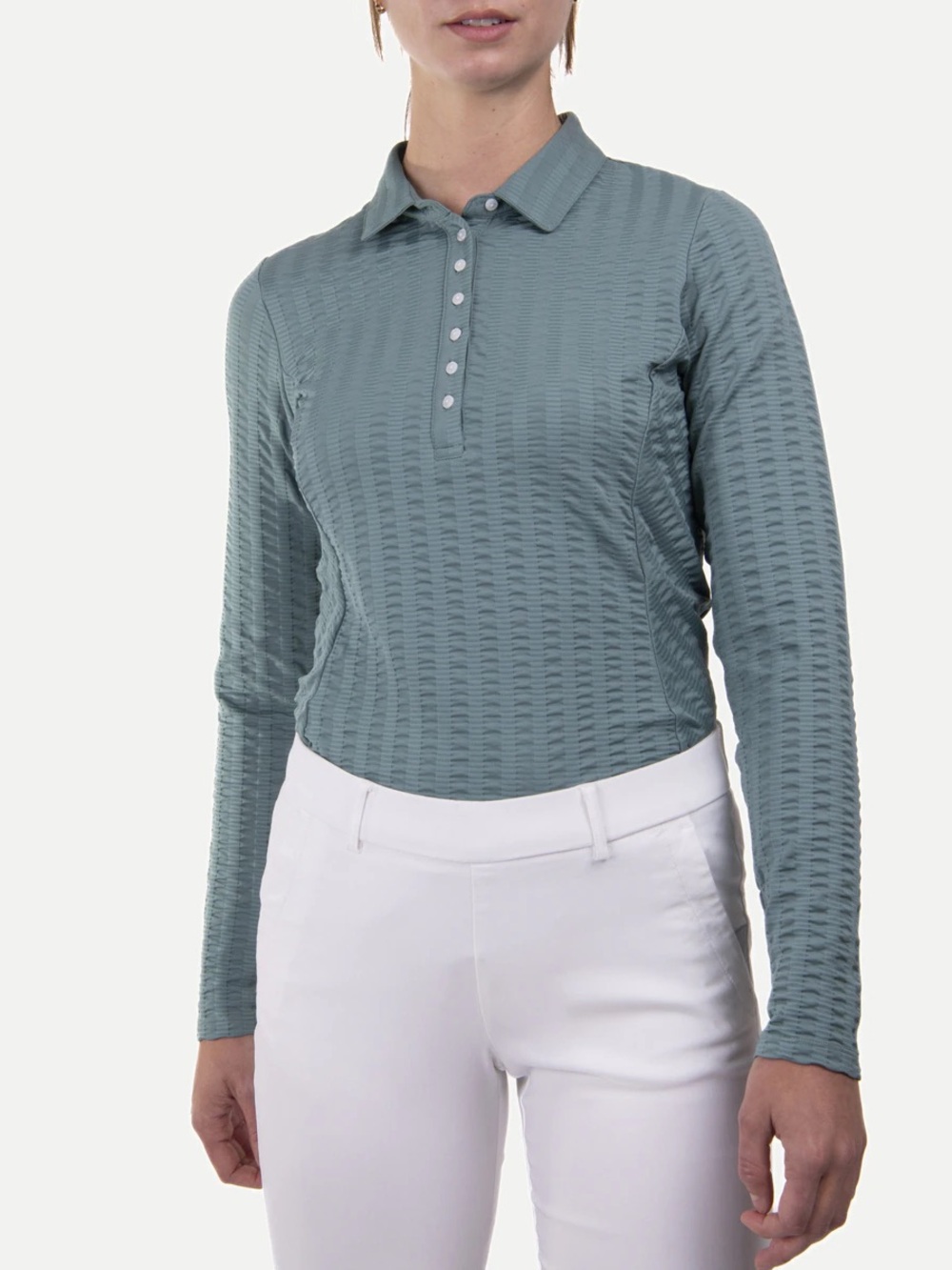 Women’s Sense Long Sleeve Polo Shirt